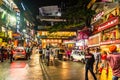 Panoramic cityscape of Main square of Mcleodganj city Royalty Free Stock Photo