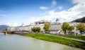 Panoramic cityscape of Salzburg, Austria