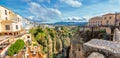 Tajo Gorge. Ronda, Andalusia, Spain Royalty Free Stock Photo