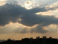 Panoramic clouds.. Magic sunset..