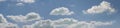 Panoramic cloudscape ,cloud with blue sky