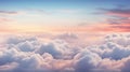 panoramic cloudscape Royalty Free Stock Photo