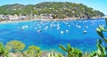 Panoramic of the coast of Calella de Palafrugell from the Camino de Ronda