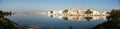 Panoramic Coast Village Royalty Free Stock Photo