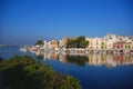 Panoramic Coast Village Royalty Free Stock Photo