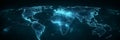 Panoramic computing infrastructure program framework data handling security. Measure connectivity artificial intelligence Royalty Free Stock Photo