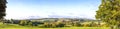 Panoramic Cotswold View, Gloucestershire, England Royalty Free Stock Photo