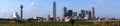 Panoramic Dallas Texas Skyline Royalty Free Stock Photo