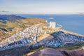 Panoramic daytime view of Nha Trang city, popular tourist destination in Vietnam Royalty Free Stock Photo