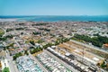 Panoramic daytime view of San Pedro del Pinatar townscape