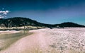 Panoramic 360 degrees view of a beautiful tropical beach