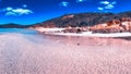 Panoramic 360 degrees view of Whitehaven Beach in the Whitsunday Islands