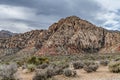 Panoramic Details of Red Rock Canyons Rugged Terrain