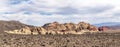 Panoramic Details of Red Rock Canyons Rugged Terrain