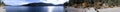 Panoramic Donner Lake Royalty Free Stock Photo