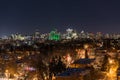 panoramic downtown montreal cartier Royalty Free Stock Photo