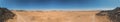 Drone panorama over the Sossusvlei and the surrounding dunes of the Namib Desert in Namibia during the day Royalty Free Stock Photo