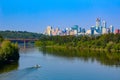 Panoramic Edmonton River Valley Skyline