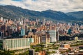 Panoramic of El Poblado in Medellin City