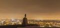 Panoramic evening view of Cityscape of Lima Royalty Free Stock Photo