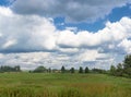 Panoramic farm wild landscape