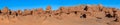 Panoramic of the Goblins, Goblin Valley State Park, Utah Royalty Free Stock Photo