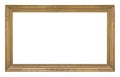 Panoramic golden frame for paintings, mirrors or photo