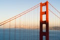 Panoramic Golden Gate Bridge San Francisco Marin County Headland Royalty Free Stock Photo