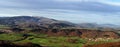 Panoramic of Gorbea Mountain in Alava Royalty Free Stock Photo