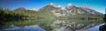 Panoramic Grand Teton National Park Royalty Free Stock Photo