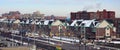 Panoramic high definition picture of Detroit city new houses