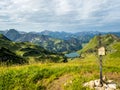 Panoramic hike at the Nebelhorn in Allgau