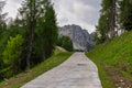 Lussari - Panoramic hiking trail on Monte Lussari in Camporosso, Friuli Venezia Giulia, Italy