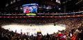 Panoramic Hockey night in Canada Royalty Free Stock Photo
