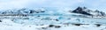 Panoramic Ice Lake Royalty Free Stock Photo