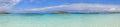 Panoramic Illetas turquoise Formentera Royalty Free Stock Photo