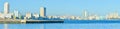 Panoramic image of the Havana skyline Royalty Free Stock Photo