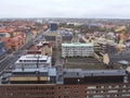 Panoramic image of Orebro town of Sweden Royalty Free Stock Photo
