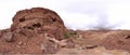 360 Panoramic Image from Petra cave tombs and ruins