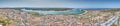 Panoramic image of the Portuguese coastal town Bairro Monte Vistoso