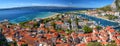 Omis panorama, Croatia, Adriatic coastline