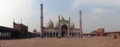 Panoramic of Jama Masjid Mosque, Delhi, India Royalty Free Stock Photo