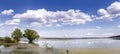 Panoramic lake.