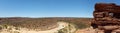 Panoramic landscape Australian outback Royalty Free Stock Photo