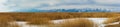 Panoramic Landscape, Bear River Migratory Bird Refuge Royalty Free Stock Photo
