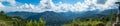 Panoramic landscape in Colombia Royalty Free Stock Photo