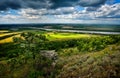 Panoramic landscape from Dobrogea, Romania