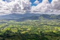 Panoramic landscape of Dominican Republic the Rounded Mountain at Miches, Dominican Republic.