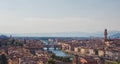 Panoramic landscape of Florence, Tuscany, Italy Royalty Free Stock Photo