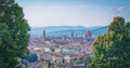 Panoramic landscape of Florence, Tuscany, Italy